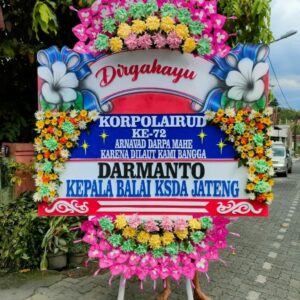 Karangan Bunga Selamat dan Sukses Kepala Balai KSDA Jateng